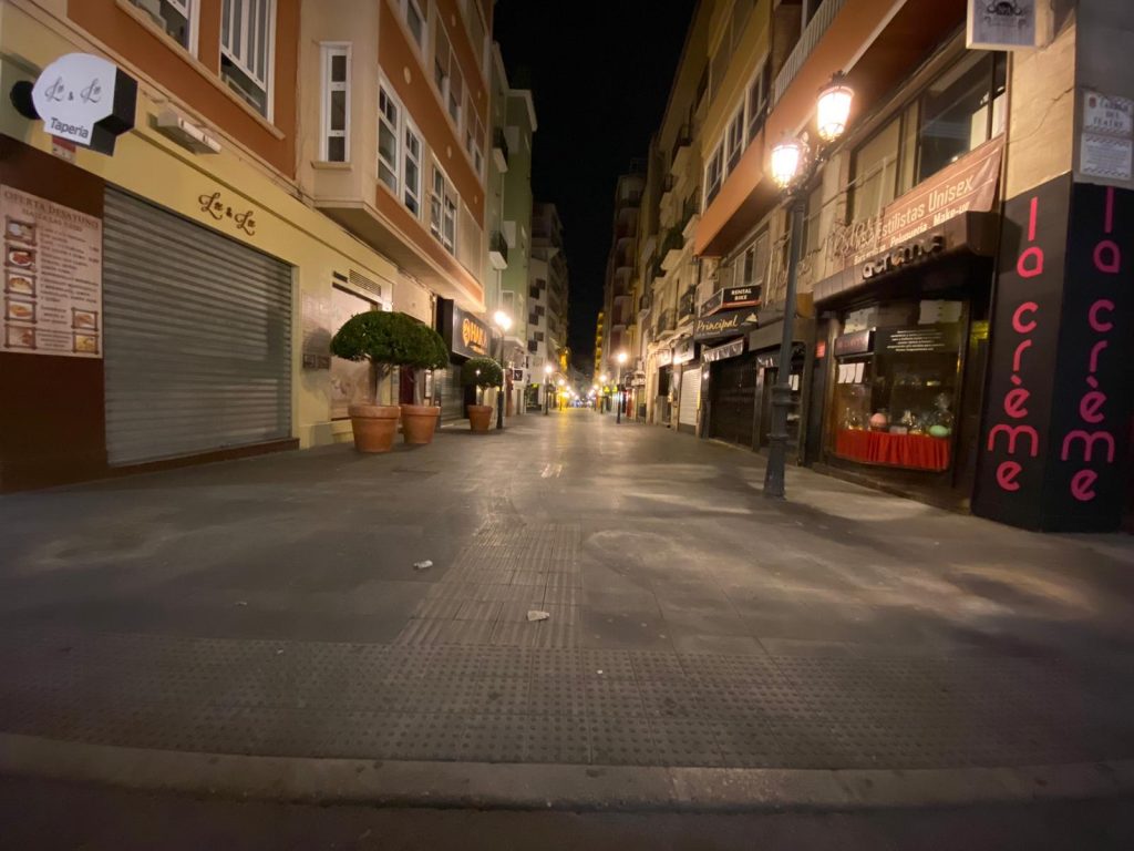  Calle Castaños empty Coronavirus 