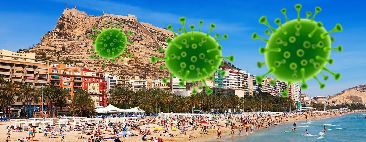 Evolución del coronavirus en Alicante, empieza la invasión en la playa del Postiguet